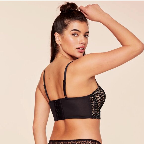 ADORE ME Nymphadora Contour Lace Bra in Black, Size 38B - Picture 3 of 6